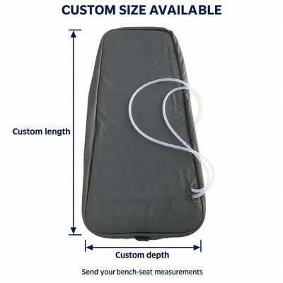 Capa de Assento Dual-Mode para Carrinho de Golfe 24V, Resfriamento a Água e Aquecimento de Grafeno, Capa de Assento Impermeável com Tiras de Fivela e Caixa de Resfriamento Externa, Tamanho Personalizado, Cor, Logotipo e Embalagem