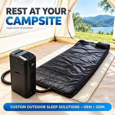 Water Cooled and Heated Sleeping Bag, Dual Mode Water Cooling and Heating Sleep System with Control Unit and Corrugated Hose, Custom Design Color Logo and Packaging, OEM ODM