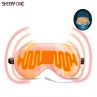 Máscara de olho aquecido elétrico material de seda USB 5V alimentação de entrada para dormir ODM OEM