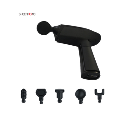 Massageador de tecido profundo portátil de ruído 45db, arma de massagem elétrica muscular odm oem
