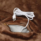 Vestuário elétrico aquecido xale Carregamento USB 50 graus Material de pelúcia ODM