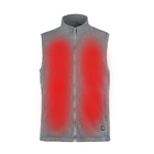 SHEERFOND jaqueta colete unissex elétrica aquecido infravermelho distante por USB alimentado