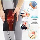 Massageador de joelho de aquecimento elétrico OEM, cinta de envoltório de joelho de terapia de calor 47 × 20 cm tamanho