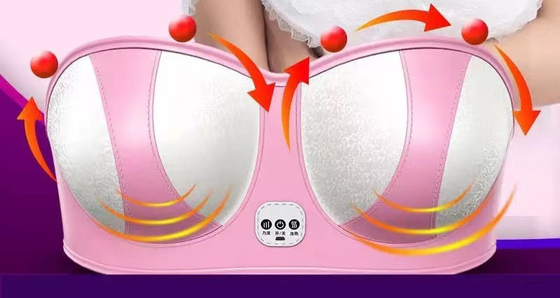 Sustão de Massagem Elétrica para o Desenvolvimento e Restauração da Elasticidade da Mama com aquecimento infravermelho e massagem por vibração