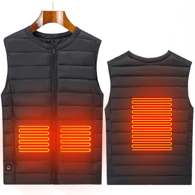 Colete elétrico aquecido unisex com configurações de aquecimento personalizáveis para conforto personalizado