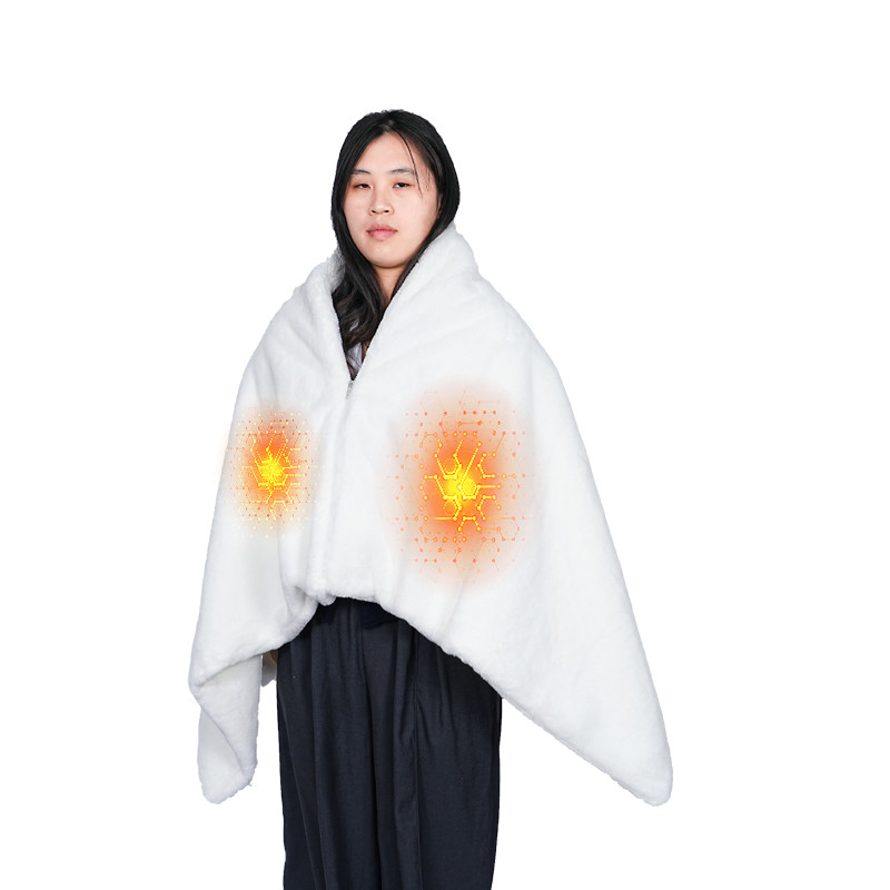 Graphene Far Infrared Heating Shawl cobertor elétrico para ajuste preciso de temperatura 45-65C