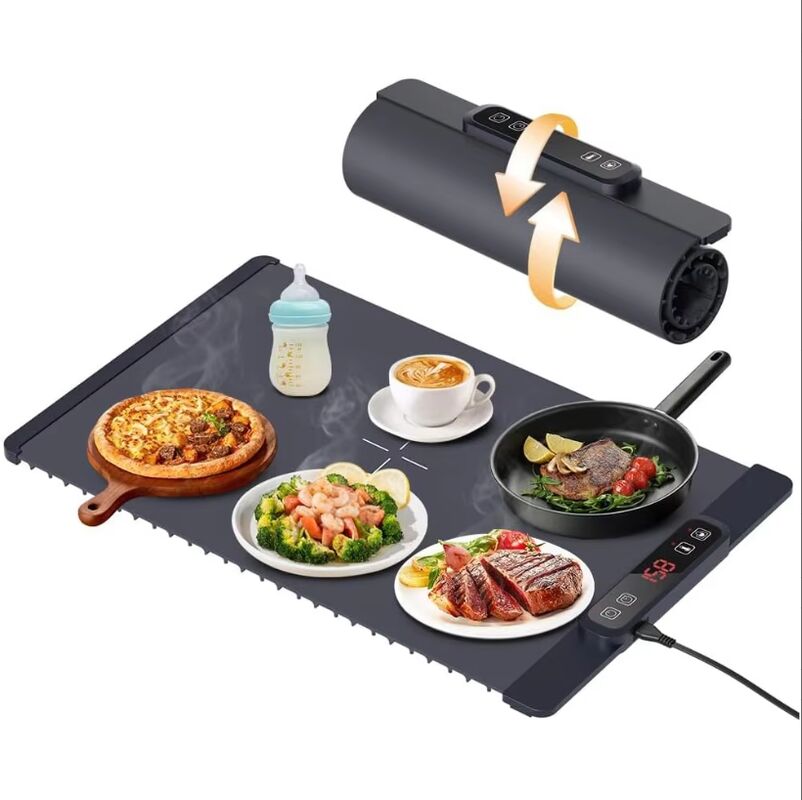 Smart Home Multifuncional Dobrável Tabuleiro de Cortar Quente Tapete Flexível de Silicone Vegetal Quente Po Conservação de Calor Rolável