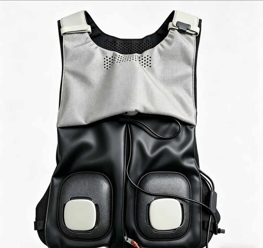Sistema de refrigeração de água de mochila elétrica personalizável 2C 20C Veste de refrigeração de malha Controle de fluxo da bexiga Roupas refrigeradas RV Outdoor
