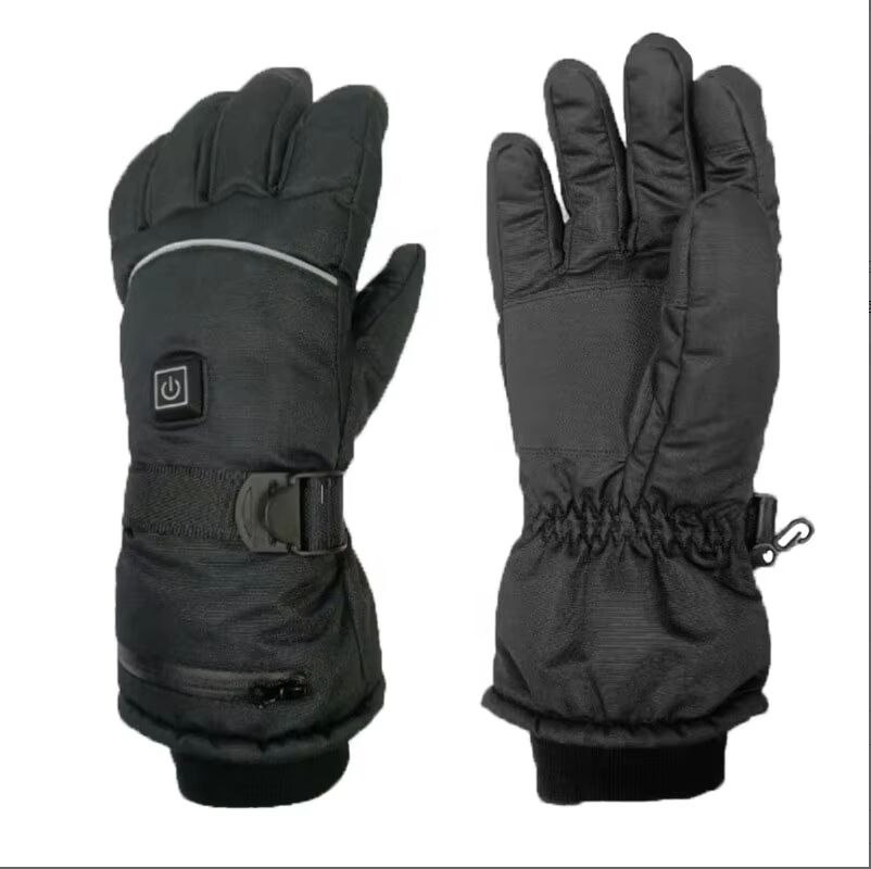 Waterproof Heating Mittens Lithium Battery Heated Gloves Rechargeable Three-speed Temperature Control Heated Ski Mittens