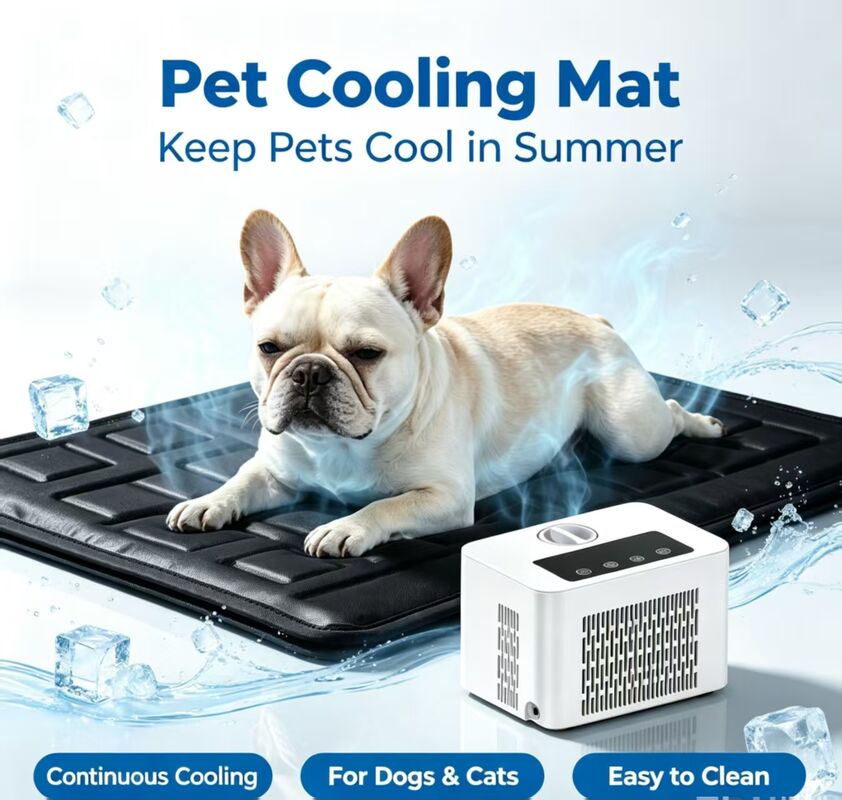 Smart cama de animais de estimação de água resfriada tapete oferece efeito de resfriamento estável e duradouro reduz a temperatura corporal do animal de estimação e desconforto de calor