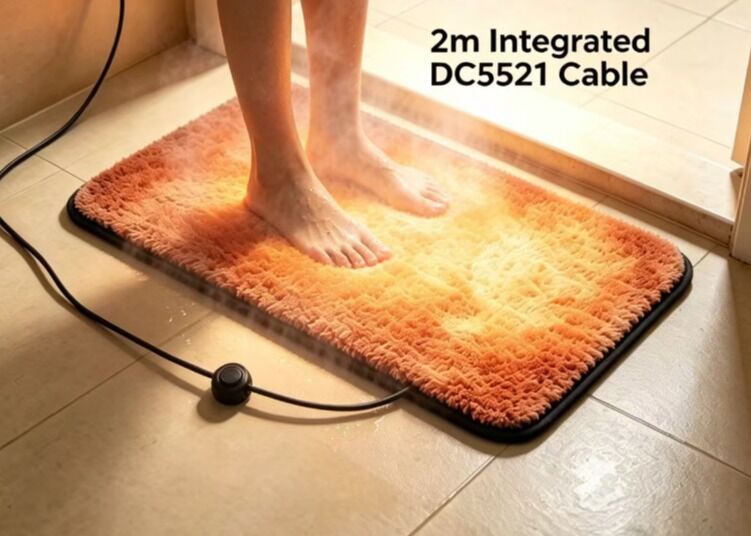 Drying Foot Mat Featuring Intelligent Temperature Control Overheat Protection and Anti Slip Design for Safe Comfortable