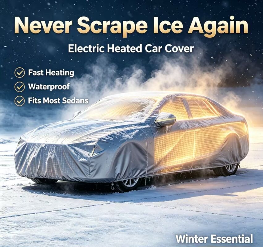 Capota de aquecimento para carro projetada para se ajustar perfeitamente aos compartimentos do motor do veículo, garantindo distribuição uniforme de calor e proteção
