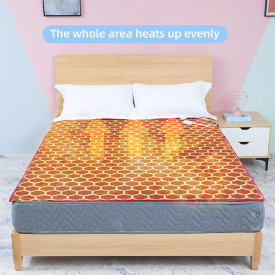 Cobertura aquecida elétrica lavável em máquina com várias configurações de temperatura e características de segurança para segurança e conforto