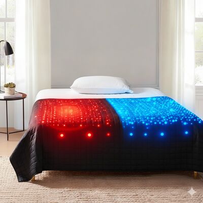 O Sheerfond Cooled Blanket Cobertura inteligente de fluxo térmico para dormeiros quentes