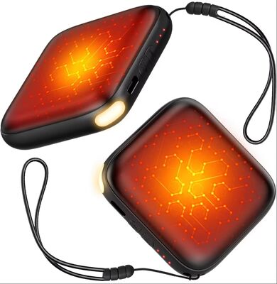 Recarregável 2-Pack 6000mAh aquecedores de mão de aquecimento rápido luz LED para certificado 1 ano de garantia aquecedor de bolso portátil para o exterior